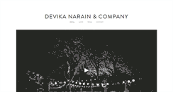 Desktop Screenshot of devikanarain.com