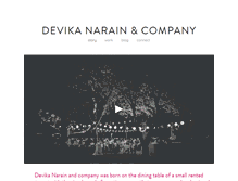 Tablet Screenshot of devikanarain.com